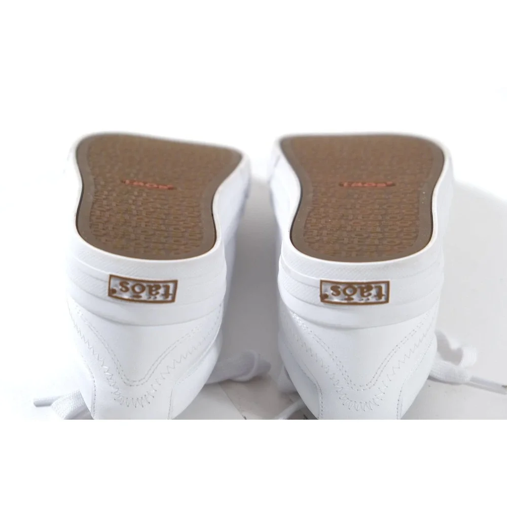 Taos Sneakers Womens 8 White Plim Soul Lux PLX-13994A Leather Low Top Shoes